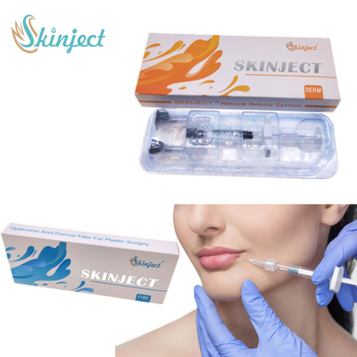 Pembesaran Injeksi Bibir 5ml Derm Dermal Filler untuk Serum Perawatan Kulit Hidung Dagu