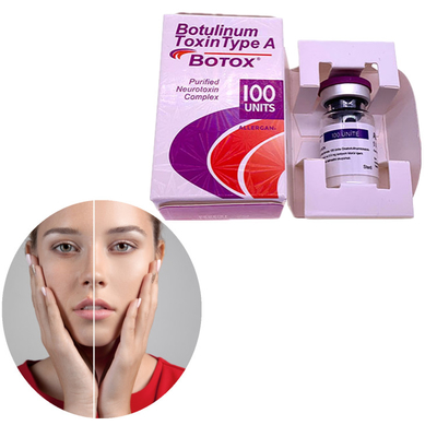 100ui Injeksi Allergan Kosmetik  Untuk Bedak Wajah Anti Penuaan Menghilangkan Kerutan