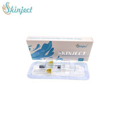 Produk Kecantikan Skinject 2ml Injeksi Asam Hyaluronic Dermal Filler Dengan Lido Untuk Wajah