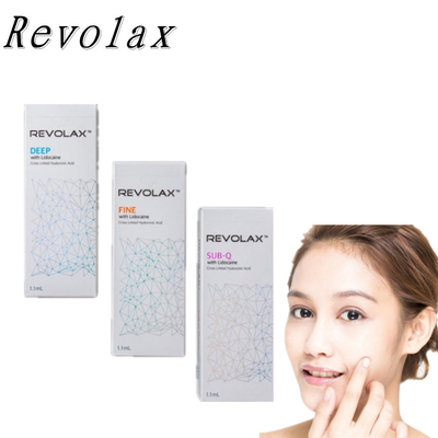 Korea 1.1ml Revolax Cross Linked Dermal Filler Injeksi Untuk Volume Wajah