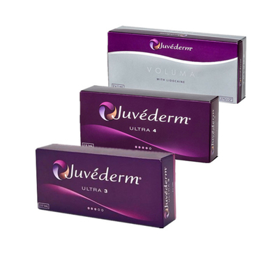 Ultra 3 Ultra 4 Juviderm Cross Linked Dermal Filler Steril Dengan Sertifikasi CE