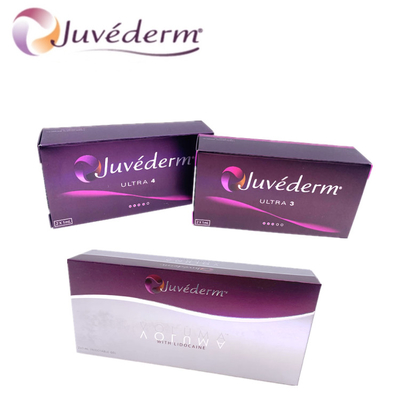 Gel Juvederm Hyaluronic Acid Lip Dermal Filler Pembesaran volume tulang pipi