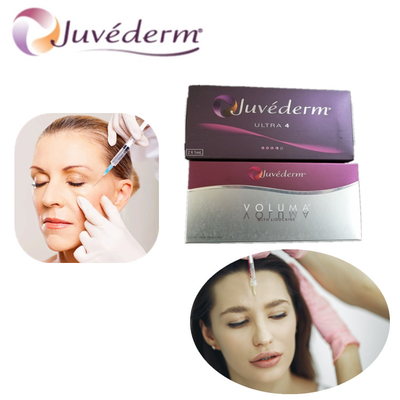 Gel Juvederm Hyaluronic Acid Lip Dermal Filler Pembesaran volume tulang pipi