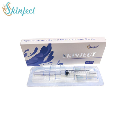 Suntikan Kulit 10 Ml Dan 20 Ml Pengisi Payudara Hyaluronic Teknologi Korea 24 Mg/Ml