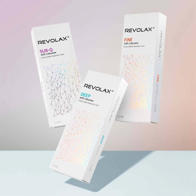 Revolax 1.1ml Hyaluronic Acid Dermal Filler Fine Deep Subq Untuk Menghaluskan Dan Mengisi