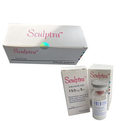 Pengobatan Berpanjangan 150mg PLLA Untuk Wajah Polymer L-Lactic Acid Injeksi