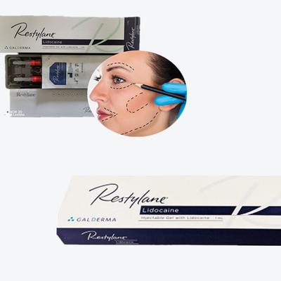 Kosmetik Cross Linked Dermal Filler HA Injeksi Untuk Sudut Mulut
