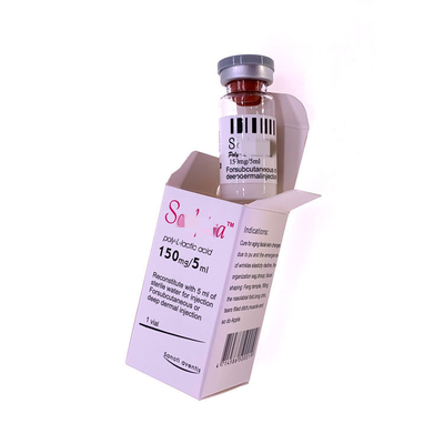 150mg/5ml PLLA Injeksi Poly L Lactic Acid Untuk Wajah Kolagen 3D PLLA