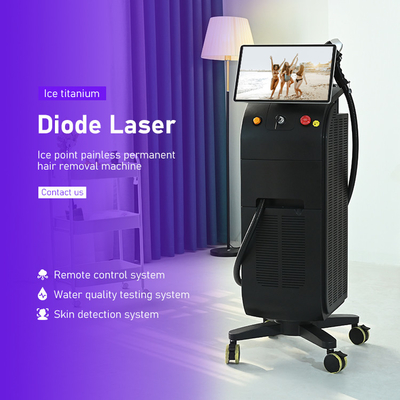2024 terbaru 4K Tiga Gelombang Diode Laser Hair Removal Machine 755nm 808nm 1064nm Es Harga Titanium