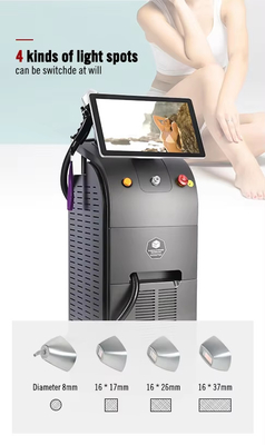 Profesional 755nm 808nm 1064nm Diode Laser Hair Removal Machine 3 Wave Length Hair Removal