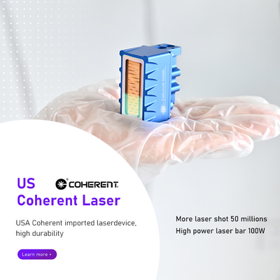 Mesin Penghilang Rambut Laser Profesional dengan Teknologi Pendinginan Kulit dan Antarmuka Multi Bahasa
