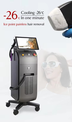 Mesin Penghilang Rambut Laser Profesional untuk Wajah dan Tubuh dengan Fitur Pendingin Kulit