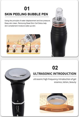 Black Pearl Skin Eye Management Hidrogen Oxygen Bubble Pembersih Kulit Moisturizing Mesin Kecantikan