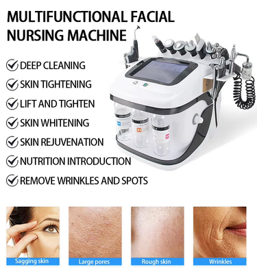 10 in 1 Skin Beauty Care Hydra dermabrasion multifungsi pembersih wajah air