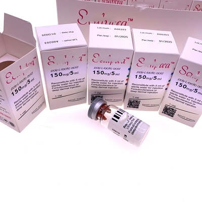 Regenerasi Kolagen PLLA Poly-L-lactic Acid Injeksi Wajah 10 Vial 150mg/5ml