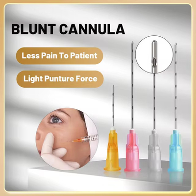 23G Plastik Hyaluronic Acid Blunt Needle Injection Needle