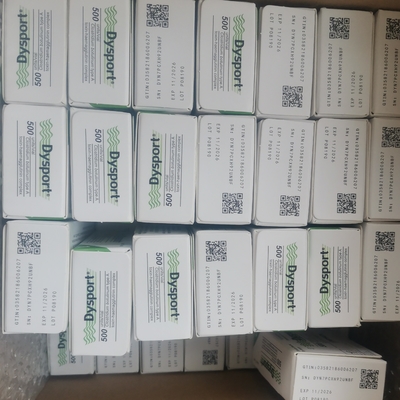 Memesan 500 unit Dysport Toxin Botulinum Untuk menghilangkan garis wajah