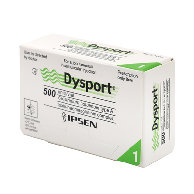 Suntikan Toksin Botulinum Tipe A Allergan Botox Dysport untuk menghilangkan kerutan