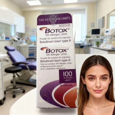 Toksin Suntik Allergan 100u untuk Wajah onabotulinumtoxinA Tipe A Perbaiki Kerutan Wajah