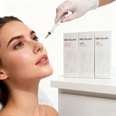 Pengisi Bibir Revolax 1.1ml Deep Cross-Linked Gel Injeksi Asam Hyaluronic Bibir Dermal Filler