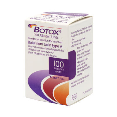 Botox 100IU Unit Allergan Bubuk Solusi Injeksi Toksin Botulinum Botulax Menghilangkan Kerutan