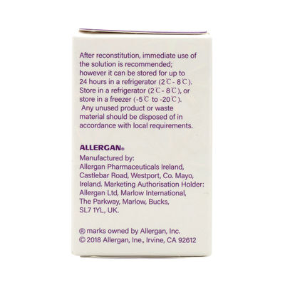 Suntikan Btx 100 IU untuk Salon Kecantikan dan Klinik