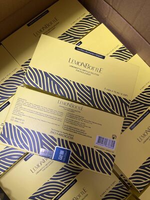 Larutan Lipolitik Botol Lemon Suntikan Untuk Pembakaran Lemak