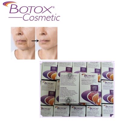 Toksin Botulinum Botox Allergan Treatment Botox tipe A 100IU Haluskan kerutan untuk Wajah