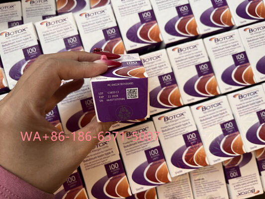 Toksin Botulinum Botox Allergan Treatment Botox tipe A 100IU Haluskan kerutan untuk Wajah