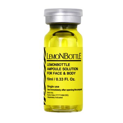 Suntikan Lipolitik Botol Lemon 10ml untuk Pengurangan Lemak yang Efektif