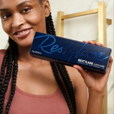 Restylane Injectable Gel Lip Enlargement Ha Dermal Filler 1ml Filler untuk Garis-garis halus Lifting Wajah