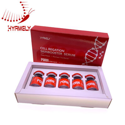 Serum PDRN Putih 3 Ml 5 Botol kotak solusi perawatan kulit regeneratif mendukung sintesis kolagen dan penyembuhan kulit