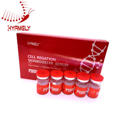 Serum PDRN Putih 3 Ml 5 Botol kotak solusi perawatan kulit regeneratif mendukung sintesis kolagen dan penyembuhan kulit