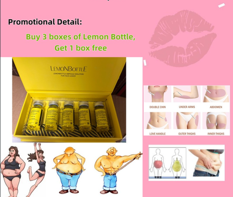 10 ml Per Vial Fat Dissolver Lemon Bottle Lipolytic Solution