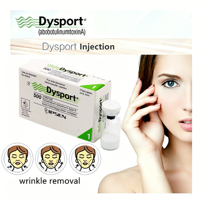 Injeksi Dysport Kelas Medis Perawatan estetika yang dapat diandalkan untuk kontur wajah & penghapusan keriput Botulinum Toxin 500 Unit