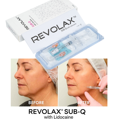 OEM 1.1ml Revolax Fine Deep Sub-Q Lightweight Dermal Filler untuk garis halus dan peremajaan kulit halus