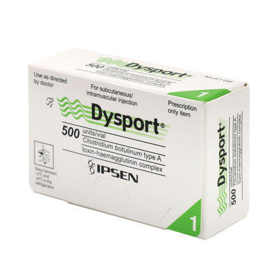 100U Allergan Dysport Bubuk Liofilisasi Anti Kerut Toksin Botulinum