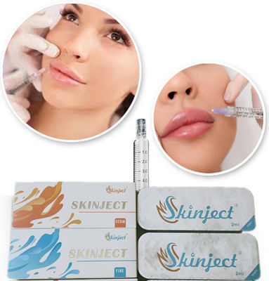 Full Lip Cheek Injectable Dermal Filler Asam Hyaluronic HA Filler 1ml 2ml 5ml