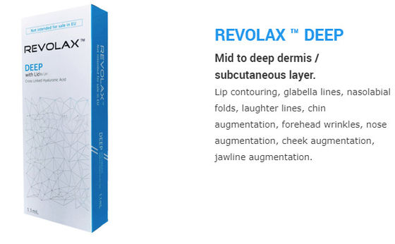 Suntikan Bibir Asam Hyaluronic Revolax 1.1ml