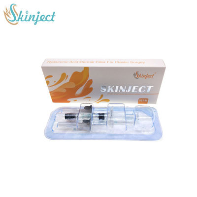Suntikan Bibir Pengisi Dermal Asam Hyaluronic 1ml 2ml 5ml Derm Lip Implan