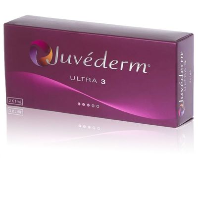 Juvederm Ultra3 2 * 1ml Jarum Suntik Asam Hyaluronic Dermal Filler Injeksi Filler Untuk Bibir