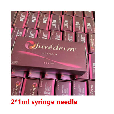 Juvederm Ultra3 2 * 1ml Jarum Suntik Asam Hyaluronic Dermal Filler Injeksi Filler Untuk Bibir