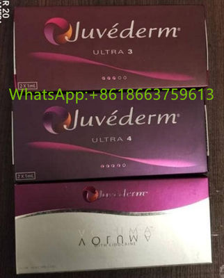 Hyaluronic Acid Dermal Filler Juvederm Ultra 3 Pembesaran Bibir Pengisi Wajah