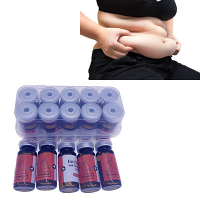 Teknologi Korea 10ml Lipolisis Solusi Lipolitik Pembakaran Lemak Melarutkan Lemak