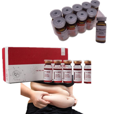 Teknologi Korea 10ml Lipolisis Solusi Lipolitik Pembakaran Lemak Melarutkan Lemak