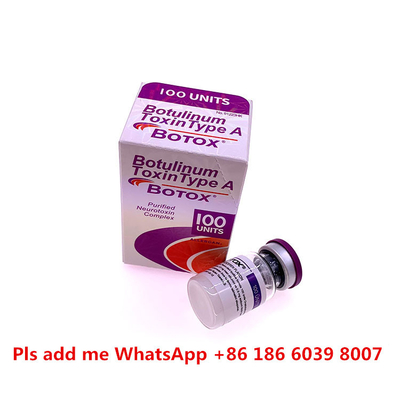 Botulinu Toxin Allergan  100 Unit 200 Unit Penghapusan Kerut Facial Lifting