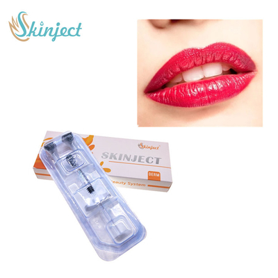 Suntikan Bibir Pengisi Dermal Asam Hyaluronic 1ml 2ml 5ml Derm Lip Implan