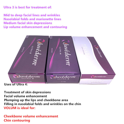 Juvederm Ultra 4 Dermal Filler untuk Bibir Kulit Dermal Filler Hyaluronic Acid Dermal Filler