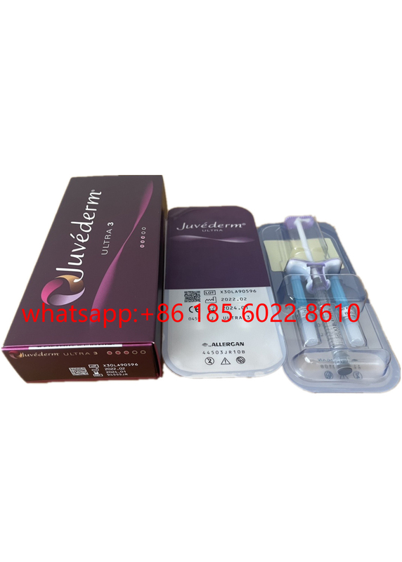Juvederm Ultra 3 2x1ml Garis Wajah Asam Hyaluronic Dermal Fillers Untuk Bibir Seksi
