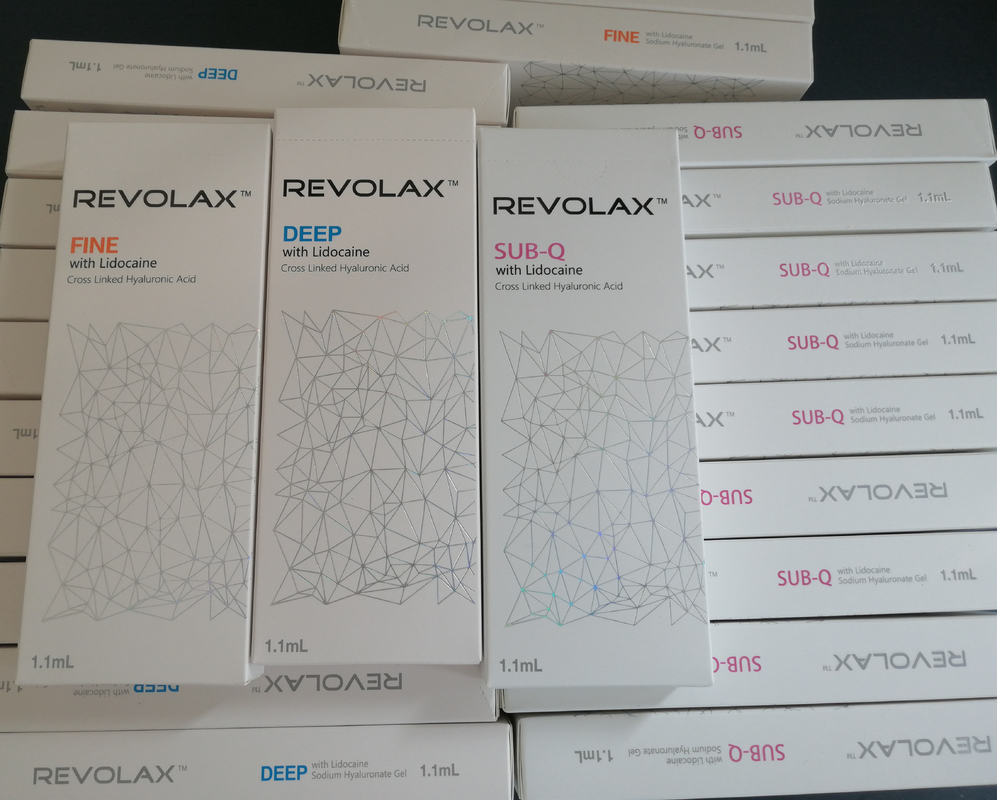 CE REVOLAX Garis-garis halus Kerutan dalam Filler Kulit Asam Hyaluronik Untuk Volume Wajah